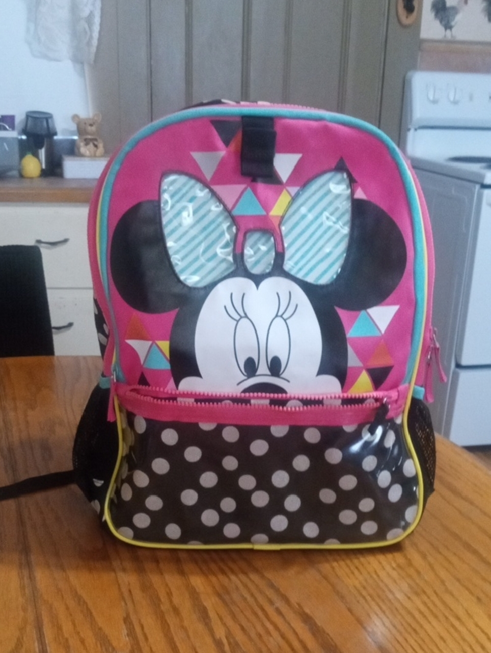 DisneyMinnie Mouse  Backpack /polka Dots/Bonus  gift